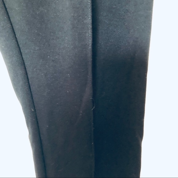 H&M Basic Black Pull On Stretchy Leggings Size Large Smooth Elastic Waistband - Picture 4 of 6